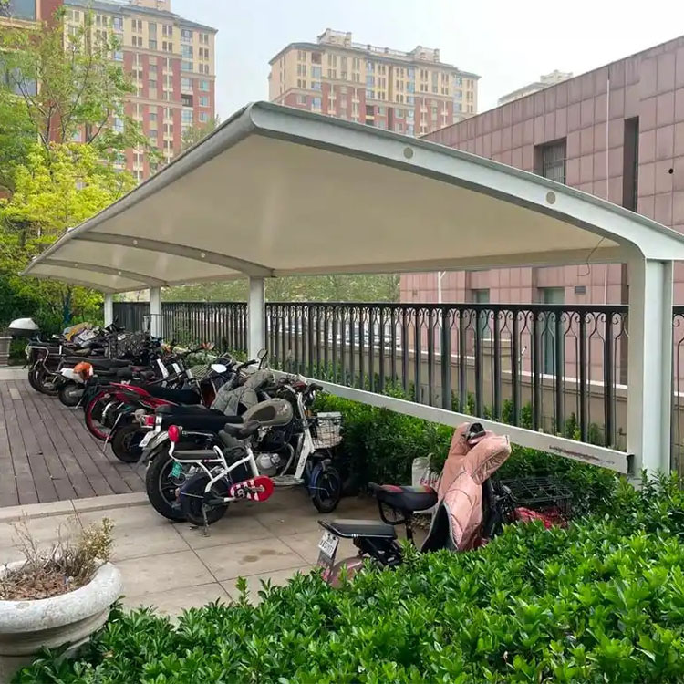 双湖县膜结构电动车棚